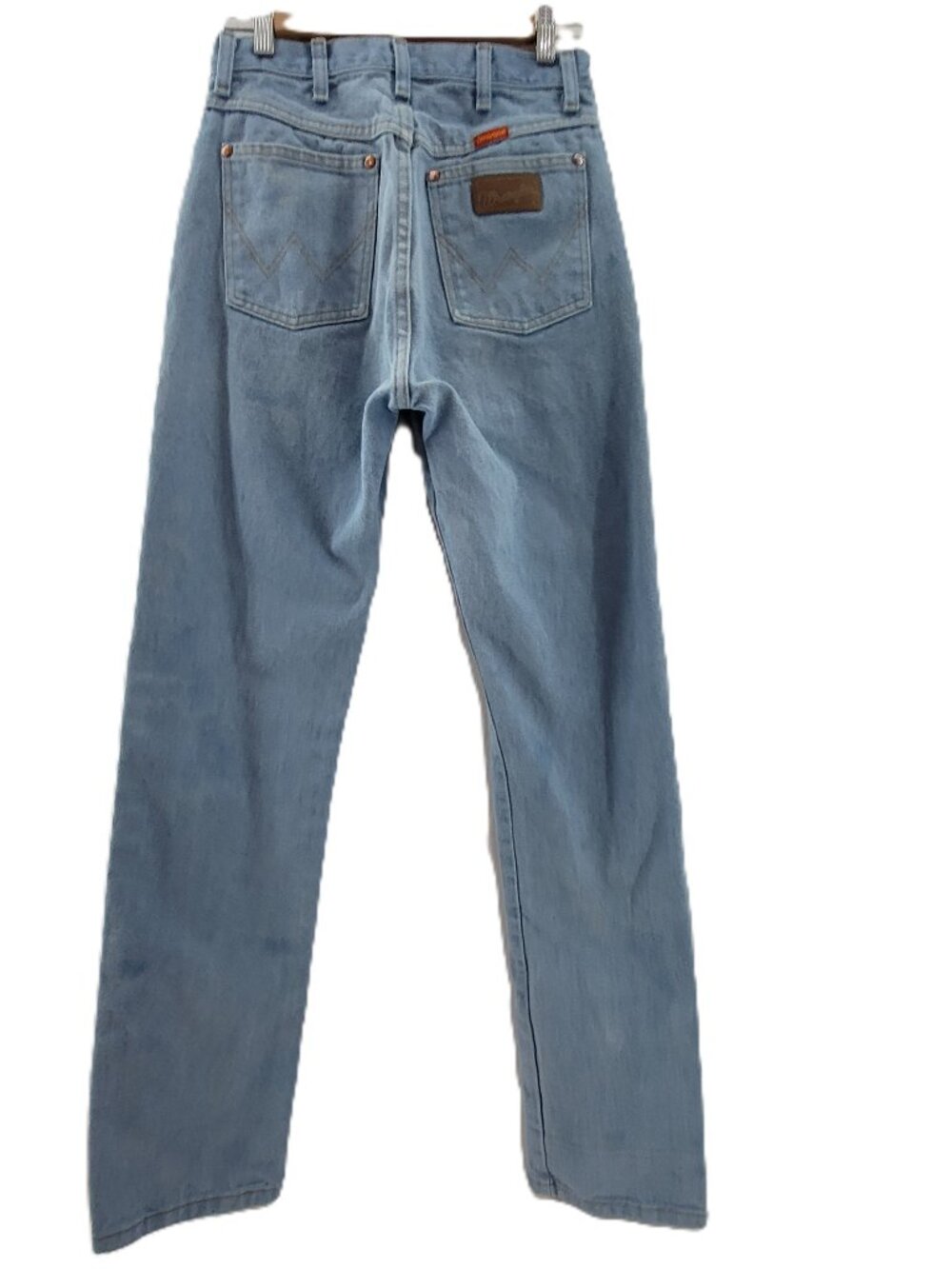 Wrangler Jeans Womens 11x36 Light Blue 14MWZG High Rise Wedgie 28x35.5 Vintage